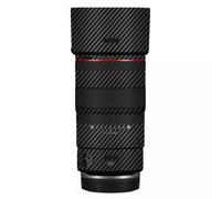 100 2.8 Lens Cap Skin Anti-Scratch Camera Sticker for Canon RF 100mm F2.8 Macro Protective Wrap Film Decal(Carbon Fiber Black)