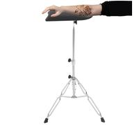 100 * 20 * 20cm Tattoo Armrest Stand,Foldable Sponge Pad Arm Leg Rest Tripod with Adjustable Height for Beauty Salons, Hair Salons, Homes Chair Stand Armrest for Tattoo Arm Rest, 0-100°