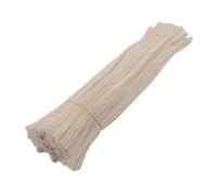 100/200/300 PCS Chenille Sticks Pipe Cleaner DIY Chenille Stems For DIY Art Creative Crafts Decorations(Beige,200pcs)