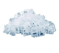 100/200/400Pcs Tile Spacers Leveling System Clips 0.35/0.5/1MM for Ceramic Laying Construction Tools for Stone and Floors(200Pcs,0.5mm)