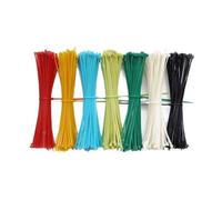 100/200/500Pcs Self Locking Nylon Cable Ties 3 X 200mm Plastic Zip Tie Band Binding Wrap(Sky Blue,500Pcs)