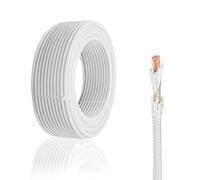 100/200 Feet High Temperature Wire -76~932 ℉ 35MM2 Mica Fiberglass Electronic Copper Wire Insulated Heat Resistant High Temp Electronical Flexible Cable for Lamp Boiler Heater Kiln(100ft,35mm2)
