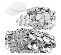 100/200 Sets Metal Badge Pin Button Maker Parts 25-75MM, DIY Blank Badge Button Parts For Art Crafts Making For DIY Craft Production(100-PCS,50MM)