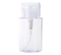 100-200ml Push Down Dispenser Nail Polish Remover Empty Bottle Dispensers Liquid Bottles Container Dispenser Bottle Push Down