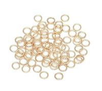 100-200pcs 4.0mm 5mm 6mm 7mm 8mm 10mm 12mm Open Jump Rings for Jewelry Connectors Chain Links-KC Gold-1.2x10mm 100Pcs