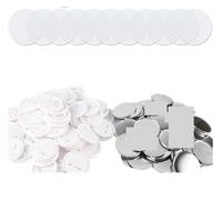 100/200Pcs Blank Badge Button Parts, DIY Pin Badges Set Parts For Badge Press Machine Supplies 25/32/37/44/58MM Multipurpose(100-Pcs,44mm)