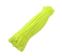 100/200pcs Chenille Stem Pipe DIY Creative Toys Chenille Sticks Cleaners Handmade Material Plush Strips(Yellow,200PCS)