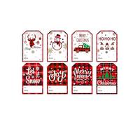 100 / 200Pcs Christmas Name Sticker Labels Adhesive Wrapping Labels for Seal Envelope Card Candy Bag Packaging Decoration Holiday Sticker
