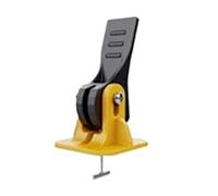 100-200pcs Floor Tile Leveling System Clips Construction Tools Leveler Adjuster Locator Spacers Set for Porcelain Wall for Building Walls Floors(100pcs Yellow)