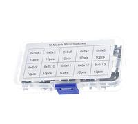 100 / 200Pcs Push Button Touch Small Switcher Buttons Component Package Car Remote Control Industrial Repair Switcher Buttons