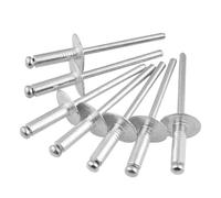 100/20pcs Large Flange Aluminum Blind Rivet Assortment Kit Pop Rivets Open End Decorating Fastener Duct Boat Home Hardware for Metal, Furniture Marine Construction(100PCS,25mm)