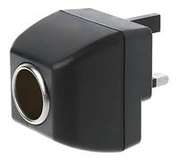 100-240V AC Mains Plug to 12V DC Cigarette Lighter Socket Car Van Charger Power Adapter (1.5A-18W)