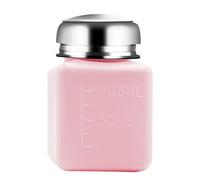 100-250ml Liquid Dispenser Bottles with Stainless Steel Head for Easy Distribution Makeup Remover Dispenser Cosmetic Container