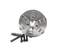 100-250mm 4-10 Inch 6 Jaw Lathe Chuck Self Centering Hardened Reversible Mounting Tool For Drilling Milling Woodworking(K13-100)