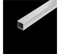 100/250mm 6063 Aluminum Alloy Square Tube Pipe, Side Length 6-100mm Rectangular Aluminum Straight Pipe 1pc(250X40X60X3MM)