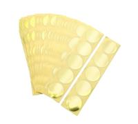 100 / 250PCS 45mm Serrated Edges, Silver Golden Rednes Certificate Wafer Company Seal Labels Clear Printing Stickers