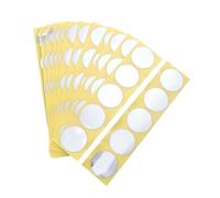 100 / 250PCS 45mm Serrated Edges, Silver Golden Rednes Certificate Wafer Company Seal Labels Stickers for Electronics