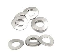 100-300Pcs 304 Stainless Steel Curved Washers Wave Spring Washer M1.7 M2 M2.5 M3 M4 M5 M6 M8 M10(M3-(300Pcs))