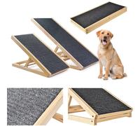 (100*40*30/40/50/60cm) Dog Stairs Ramp Folding Adjustable High Upgrade Anti Slip Carpet Newest