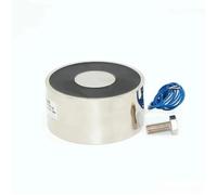 100/40 DC 24V 36V 12V Electromagnet Lifting 200KG 2000N Round Solenoid Electric Magnet 1Pcs(36V)