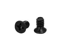 100-400pcs Head Screws Computer PC Case 3.5 Inch Hard Drive Flat Countersunk Screw Black 6#-32(Black,200pcs)