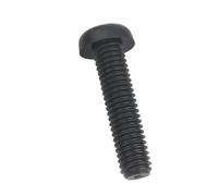 100/50/20Pcs M2.5 M3 M4 Black Nylon Plastic Cross Head Screw Round Bolt L=10-15mm(Black/10mm,M2 (100pcs))