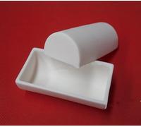 100 * 50 * 30mm / 99.3% alumina crucible/Semicircle corundum crucible /Al2O3 ceramic crucible/Sintered crucible