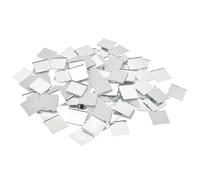 100~500 Pieces Small Square Glass Mirror Mosaic Tiles Wall Sticker for DIY Craft Supplies Home Decoration Materials for Art and Crafts(Silver,10MM_300PCS)