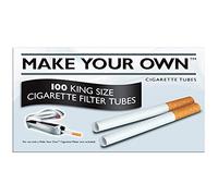 100-5000 x RIZLA Filter MYO King Size Filter PREMIUM Classic EMPTY TUBES Make Your Own Concept XL Tips Paper Smoking Cigarette Rolling (100 x RIZLA MYO KING SIZE FILTER TUBES)