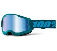 100percent Strata 2 Goggles Blue Mirror Blue Lens/CAT3 Mirror Blue Lens/CAT3 Stone