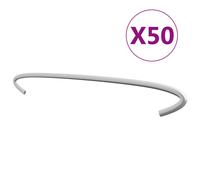 100/50x Gabion Hooks Galvanised Steel Gabion Spacer Holder Multi Sizes vidaXL