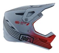 100% 80010-00011 Status Bicycle Helmet XL Gray/Red