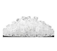 100-800pcs Ceramic Tile Leveling System Clips for Laying Floor Wall Construction Tools Building 0.35/0.5/1/1.5/2/2.5/3MM for Stone and Floors(800pcs,0.35mm)