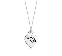 100% 925 Sterling Silver Rose Gold Love Necklace Flower Rhyme Series Paved Diamond Pendant