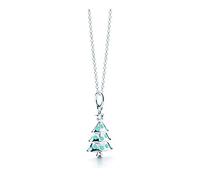 100% 925 Sterling Silver Rose Gold Love Necklace Flower Rhyme Series Paved Diamond Pendant