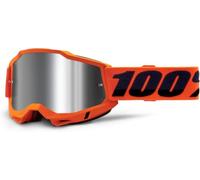 100% Accuri II Chrome Essential Motocross Goggles, orange