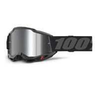 100% Accuri 2 Junior Goggles - Black / Mirror Silver Lens