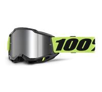 100% Accuri 2 Junior Goggles - Neon Yellow / Mirror Silver Lens