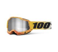 100% Accuri 2 Razza Motocross Goggles, yellow