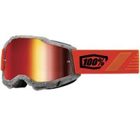 100% Accuri 2 Schrute Motocross Goggles, red