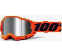 100% Accuri II Chrome Essential Motocross Goggles, orange for Men