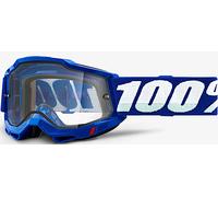 100% Accuri II Essential Motocross Goggles, blue for Men