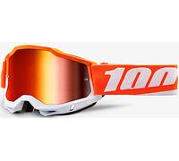 100% Accuri II Matigofun Youth Motocross Goggles, white-orange