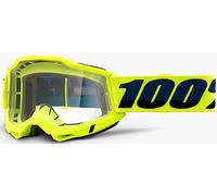 100% Accuri II OTG Essential Motocross Goggles, yellow/black