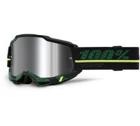 100% Accuri II Overlord Motocross Goggles, black/green