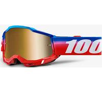 100% Accuri II Unity Motocross Goggles, red-blue for Men