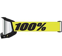 100% Accuri II V2 Chrome Essential Motocross Goggles, yellow for Men