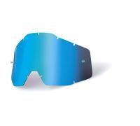 100% Accuri / Racecraft / Strata Anti-Fog Replacement Lens - Blue M Clothing NEW