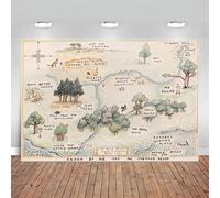 100 Acre Woods Background Baby Shower Backdrop Happy Birthday Home Backdrops for Kids One Year Old 200x140CM