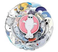 100 Adorable Animal Seal Stickers: Cartoon DIY Mobile Phone Travel Case Decals